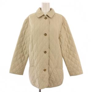 キルティングジャケット 中綿ジャケット 裏地チェック ベージュ /BM