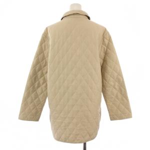 BURBERRY LONDON キルティングジャケット 中綿ジャケット 裏地チェック ベージュ /BM