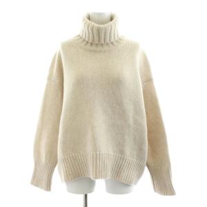 23AW ファインウール ハイネックプルオーバー ニット セーター 長袖 S ベージュ 23028502301