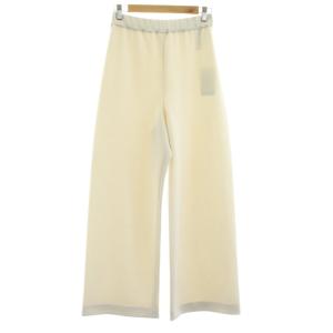 25SS Bias Relax パンツ イージーパンツ ストレート 38 白 ホワイト 25030922117210