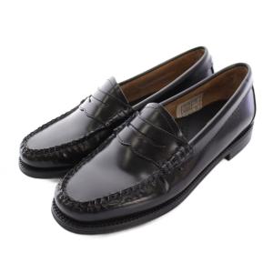 WEEJUNS コインローファー モカシン レザー UK3.5 黒 ブラック /YM