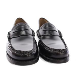 G.H.Bass&Co.G.H.Bass & Co. WEEJUNS コインローファー モカシン レザー UK3.5 黒 ブラック /YM