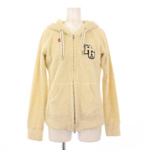 ゴルフウェア ジップアップパーカー ジャケット ショート丈 パイル地 ロゴ ワッペン 刺繍 ストレッチ