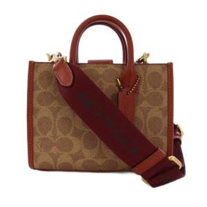 シグネチャー エース ハンドバッグ ショルダーバッグ 2WAY ベージュ CT891 /KH