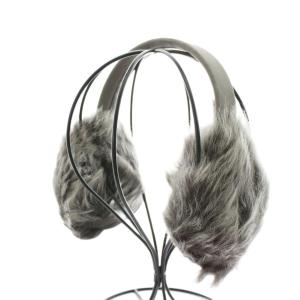 イヤーマフ 耳当て ラムスキン グレー /AN30