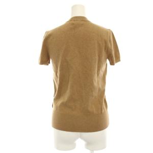 POLO RALPH LAUREN ニット カットソー 半袖 スモールポニー XS キャメル 34360 /HN