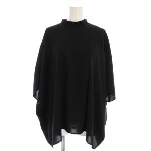 HEXAGON PULLOVER ヘキサゴンプルオーバー ブラウス 七分袖 カットソー 38 黒 ブラック