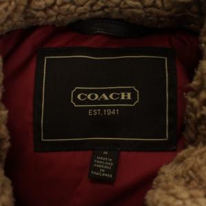 COACH ダウンジャケット ナイロン アウター M 赤 レッド /AN6