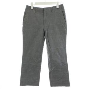 AD2004 パンツ スラックス チェック柄 コットン M グレー JO-P064 /AN3
