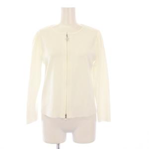 24年製 ニットカーディガン 36 ホワイト 6412760