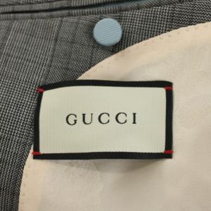 GUCCI テーラードジャケット 7-44R グレー 590491