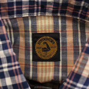 WAREHOUSE JOHN GLUCKOW ボタンダウンシャツ カジュアル 長袖 レギュラーカラー チェック柄 総柄 38