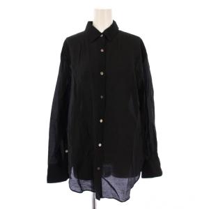 24SS Sheer Shirting BF Shirt シャツ ブラウス 長袖 レギュラーカラー ワンカラー