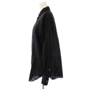 Theory 24SS Sheer Shirting BF Shirt シャツ ブラウス 長袖 レギュラーカラー ワンカラー