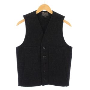 ベスト ウール XS ブラック