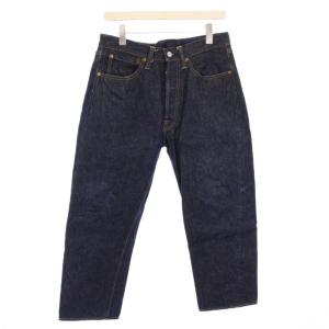 ウェアハウス lot221 デニムパンツ ジーンズ ボタンフライ ロゴパッチ W30 L30 インディゴ