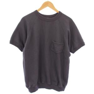 2ND-HAND SHORT SLEEVE SWEAT スウェット トレーナー 半袖 L グレー /TK