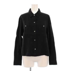 Fluid Lyocell LS Boxy PKT SH リヨセルロングスリーブボクシーシャツ ブラウス