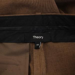 Theory 23SS Crisp Poly Treeca GB テーパードパンツ スラックス ジップフライ ストレッチ