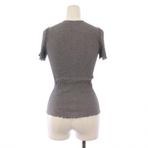 Theory 24SS Textured Tubular Slim Tee カットソー 半袖 クルーネック ストレッチ
