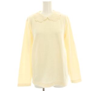 20AW AD2020 ニット カットソー ウール 襟付き 長袖 M アイボリー TF-T010 /HN