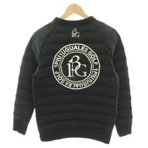 1PIU1UGUALE3 ゴルフ GOLF ゴルフウェア トガヒロクニ ダウンスニードジャック プルオーバー 長袖 ロゴプリント