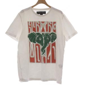 Tシャツ 半袖 L 白 ホワイト プリント /AU