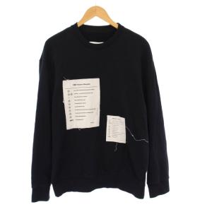 ナンバーロゴパッチ スウェット トレーナー 長袖 S 黒 S52GU0171 /KH