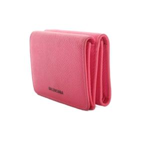BALENCIAGA ヴィル ミニウォレット 三つ折り財布 ピンク 558208 /SS OS