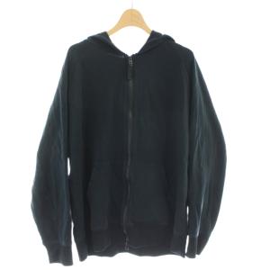 ジップアップパーカー M 黒 ブラック /AP