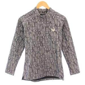 GOLF FULL LOGO MOCK フルロゴモック ゴルフウェア カットソー 長袖 ストレッチ 総柄