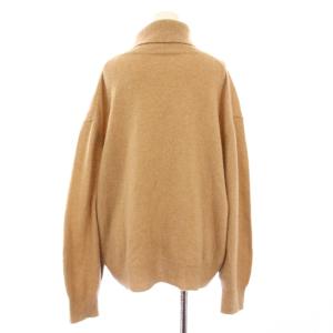 Deuxieme Classe Lovely ラブリーニット セーター 長袖 タートルネック 無地 ワンカラー カシミア F ベージュ