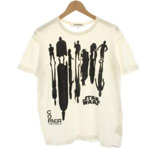 AD2012 スターウォーズ Tシャツ カットソー プリント 半袖 L 白 ホワイト LJ-T002 /HN