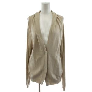 ヨウジヤマモト ニットカーディガン コットン ベージュ /AN70