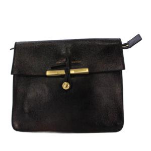 フィービー期 クラッチバッグ レザー ブラック