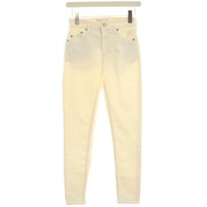 デニムパンツ ジーンズ スキニー ハイウエスト 24 白 ホワイト 57101248 /HN