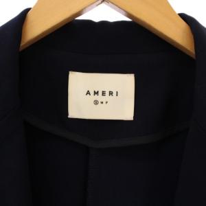 Ameri VINTAGE オールインワン スラックスパンツ 長袖 ストレッチ S 紺 ネイビー /BB