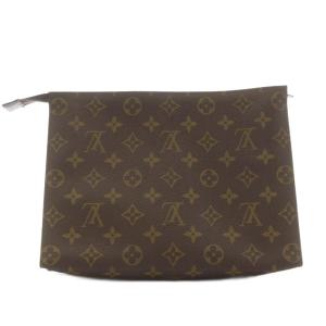 LOUIS VUITTON ポッシュトワレ26 モノグラム クラッチバッグ セカンドバッグ 茶 ブラウン M47542 /AN16