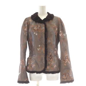 ジャケット 40 ブラウン 刺繍 RAJVR-42140 /AU