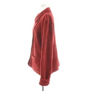 Senso unico LUNN ステンカラージャケット フリース 38 赤 レッド /KU