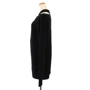 sacai ショルダーカットニット プルオーバー 3 ブラック 22-06291