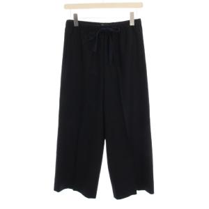 LIGHT SAXONY WIDE CROPPED CULOT ワイドクロップドパンツ XS 黒 /YM