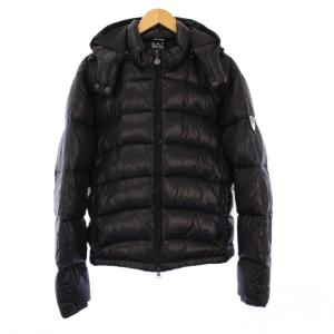 EA7 ダウンジャケット フーディ アウター M 黒 /KH