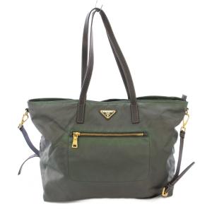 2WAY ショルダーバッグ ナイロン グリーン