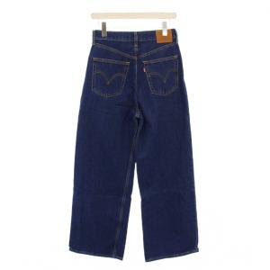 Levis PReMIUM デニムパンツ ジーンズ ワイド ジップフライ ロゴパッチ W26 インディゴ /BB