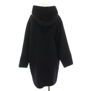 IENA 21AW スーパー160ダブルフェイス フードコート アウター ミドル フード 36 紺 ネイビー 21020900032040