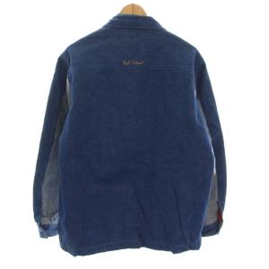 Karl Helmut デニムジャケット 中綿 ジップアップ ワッペン M 青 ブルー P0307FJM01 /YM