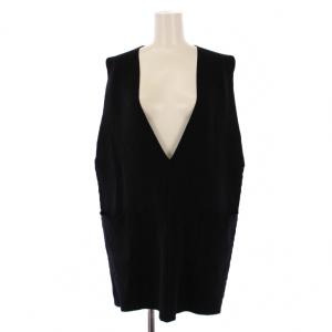 25SS C/Rニットベスト プルオーバー F 黒 25080200900010 /BM