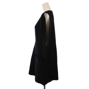 Spick&Span 25SS C/Rニットベスト プルオーバー F 黒 25080200900010 /BM