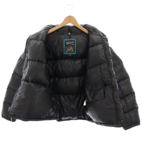 WOOLRICH ダウンジャケット ジップアップ アウター L ブラック UWQ16C /YM